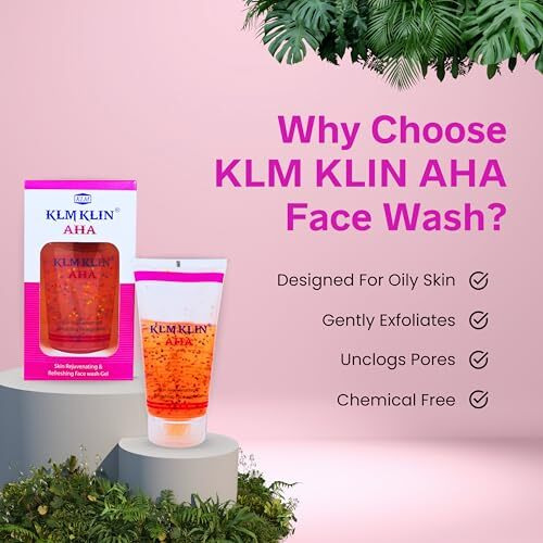 Klmklin Aha Face Wash (Pack Of 2 * 100Ml)