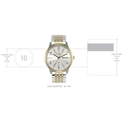 Timex Analog Silver Dial Men's Watch -Tw0Tg6505