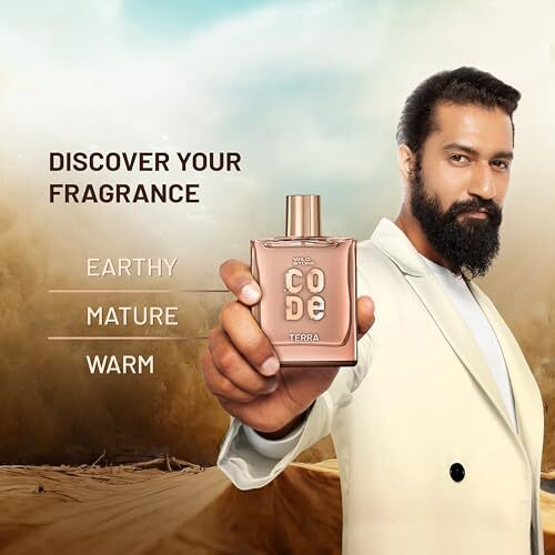 Wild Stone Code Terra Eau De Parfum For Men, 100Ml|Luxury Long Lasting Fragrance For Classy, Mature And Sleek Personality|Premium Perfume For Men
