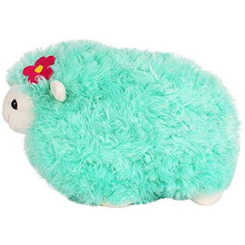 Fuzzbuzz Soft Cute Huggable Life Size Lamb Stuffed Animal Toy Washable Plush Toy For Babies Toddlers Kids Above 0 Months Of Age  28 Cm, Green