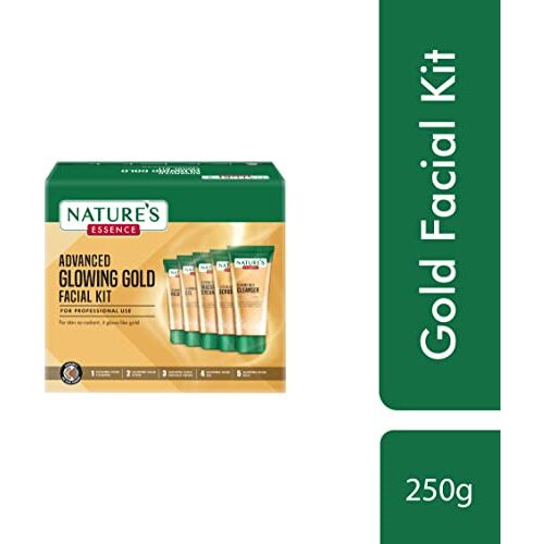 Natures Essence Advanced Glowing Gold Facial Kit, 250 Gm