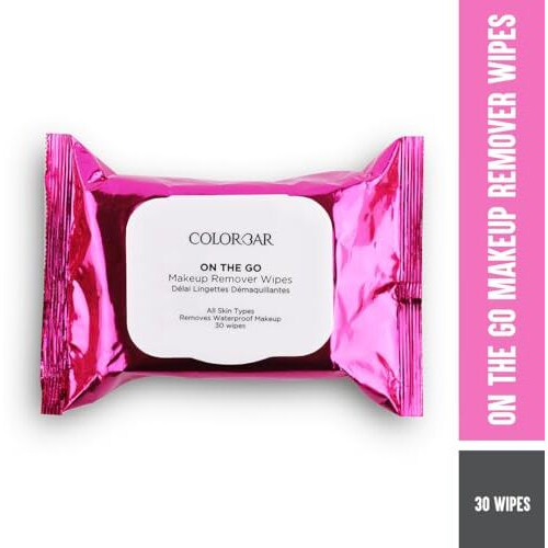 Colorbar Remover Wipes, 30 Wipes (150Mmx200Mm) | Enriched With Aloe Vera, Chamomile, & Glycerin | Suitable For All Skin Type.