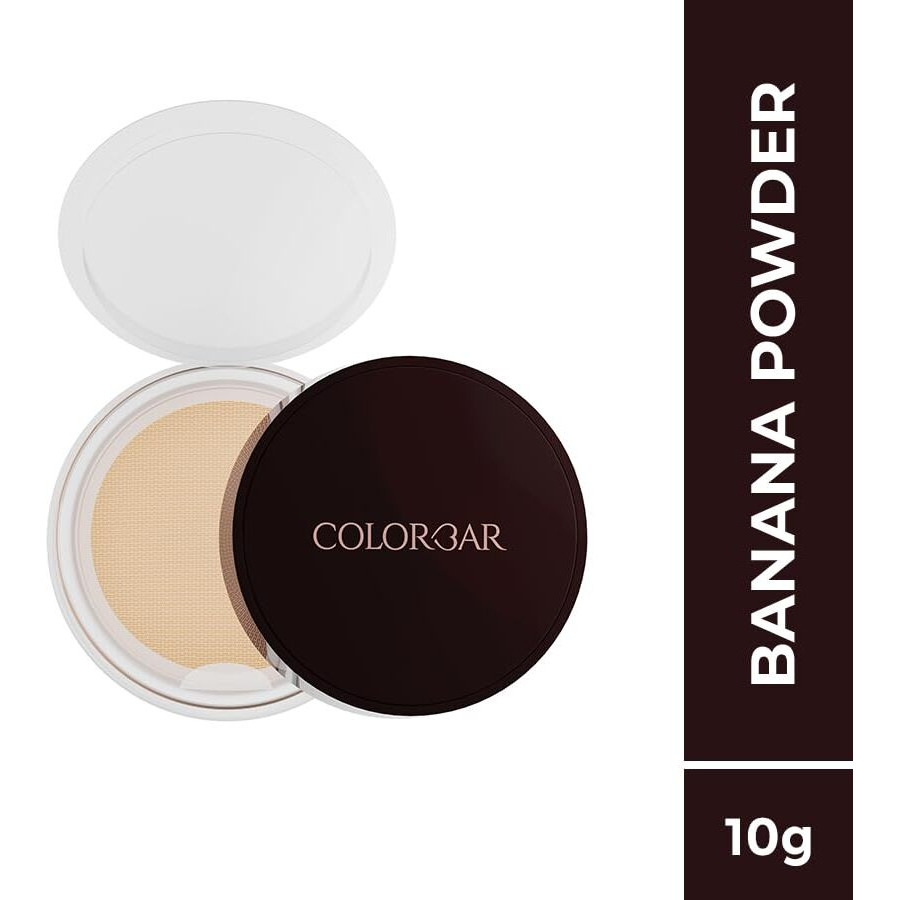 Colorbar Pro Matte Banana Powder For All Skin Type, 10 Gram, Beige | Full Coverage | Pressed Form | Unique Powder Net | Perfect Universal Shade.