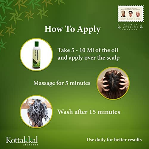 Kottakkal Ayurveda Hair Nourishing Oil, With Benefits Of Amla | No Artificial Colour & Fragrance | Paraben & Sulphate Free - 150 Ml