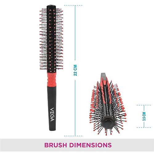 Vega Round Brush (Colors May Vary)