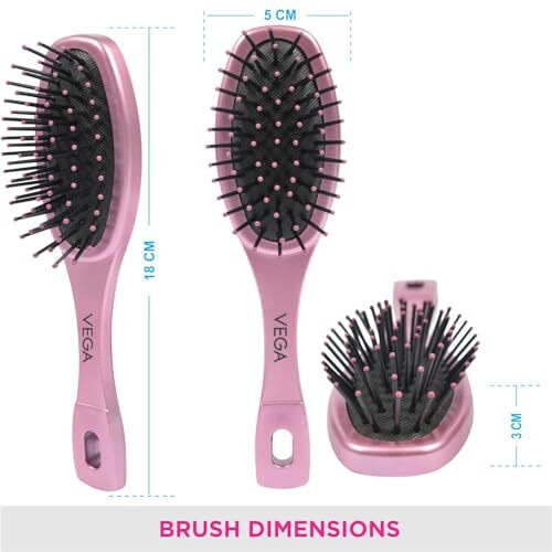 Vega Mini Flat Hair Brush, 1 Pc
