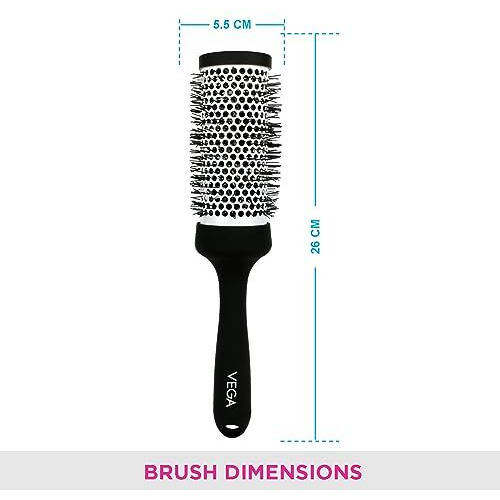 Vega Hot Curl Brush Medium, Black, 125 G