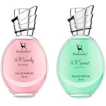 Ramsons - U R Lovely & U R Sweet Eau De Parfum Combo Pack | 30 Ml X 2 | Perfume For Women