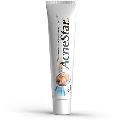 Acnestar Gel| Anti-Inflammatory | Anti-Bacterial | For Acne, Pimples, Whiteheads And Blackheads | (22 Gm X Pack Of 3)