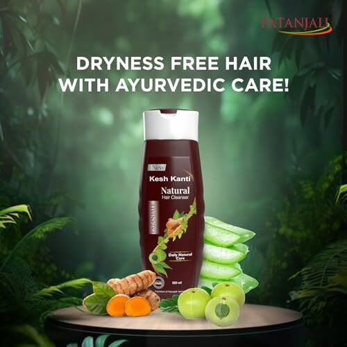 Patanjali Kesh Kanti Natural Hair Cleanser 180Ml, Natural Nourishing Shampoo, Herbal Care For Healthy Hair, Scalp Cleansers For Men And Women, For All Types
