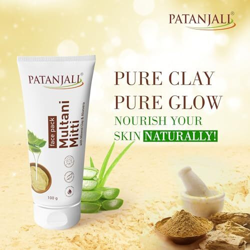 Patanjali Multani Mitti Face Pack 100G