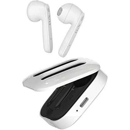 Flix (Beetel Nitro Buds T12 Newly Launched In-Ear True Wireless,13Mm Drivers & Super Bass,Bt V5.0,Low Latency,Ipx5 Water Resistant,Ultra Light,Type C Charging,Voice Assistant (T12, White)