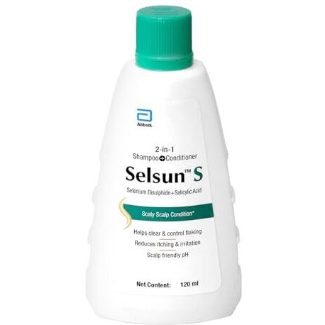 Selsun-S 2-In-1 Anti-Dandruff Shampoo + Conditioner 120Ml
