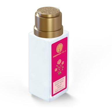 Forest Essentials Travel Size Ultra-Rich Body Milk Indian Rose Absolute | Natural Moisturizing Body Lotion For Instant Hydration | Ayurvedic Body Moisturizer, Paraben Free| For Women & Men | 50 Ml