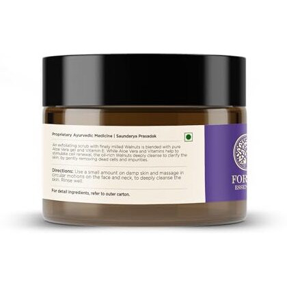 Forest Essentials Revitalising Kashmiri Walnut Gel Scrub 50G (Face Scrub)