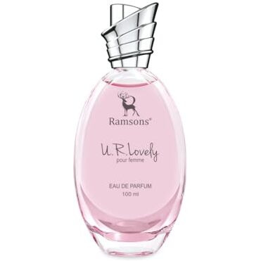 Ramsons - U R Lovely Eau De Parfum | 100 Ml | Perfume For Women | Tn - Peach, Orange, Grapefruit, Aquatic | Mn - Lilly Of The Valley, Rose, Jasmine, Violet, Cinnamon | Bn - Woody, Musk, Vanilla, Amber