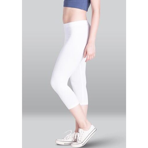 Lyra Women Solid Premium Cotton Capri | Mid-Waist | Fashionwear