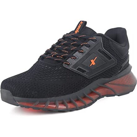 Sparx Mens Sm 796 | Enhanced Durability & Soft Cushion | Black Running Shoe - 8 Uk (Sm 796)