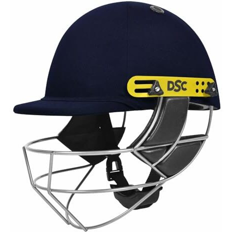 Dsc Combat Cricket Helmet For Mens, Color  Nvay, Size  Medium, Navy