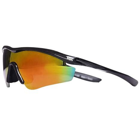 Dsc Unisex-Adult Passion Polarized Cricket Oval Sunglasses Black,Standard
