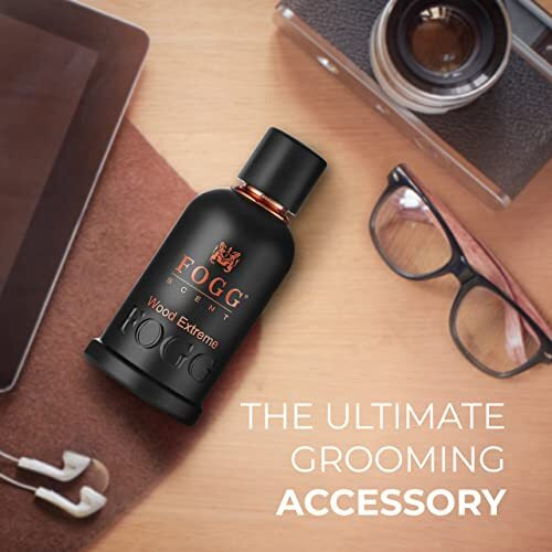 Fogg Scent Wood Extreme Perfume Spray For Men, Long-Lasting, Fresh & Powerful Fragrance, Eau De Parfum, 100 Ml