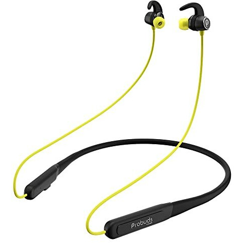 Lava Probuds N11 Bluetooth Neckband With Dash Switch & 42 Hrs Playtime, Quick Charge Technology(10Min  13Hrs), Ipx6 Rating, 12 Mm Drivers And Pro Game Mode(Firefly Green)