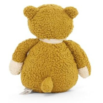 Pluchi Mr. Bear Cotton Knitted Stuffed Soft Toy (38Cm X 20Cm) (Honey Gold)
