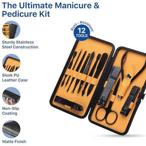 Dr Foot Manicure Pedicure Kit (12 In 1)
