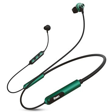 Foxin Foxbeat 210 Music Neckband Earphones | 10Mm Speaker Driver, Lightweight | Made In India - Ideal For Music & Games