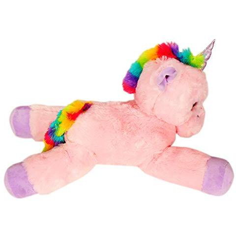 Fuzzbuzz Lying Unicorn Plush - 53Cm (Pink), 0M+