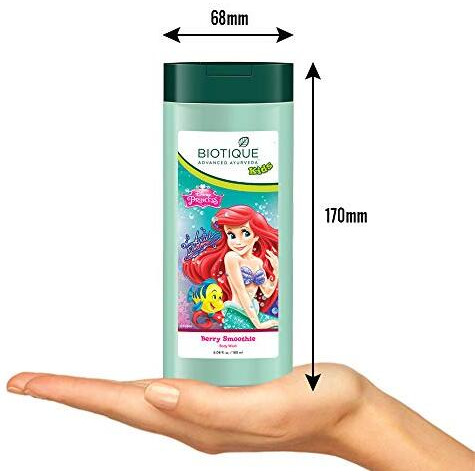 Biotique Bio Berry Smoothie Body Wash For Disney Kids, 180 Ml