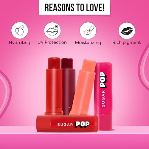 Sugar Pop Nourishing Lip Balm With Spf | Shea-Butter & Avocado Oil Infused | Moisturizing & Hydrating | Intense Care | 4.5 Gm - 01 Mint