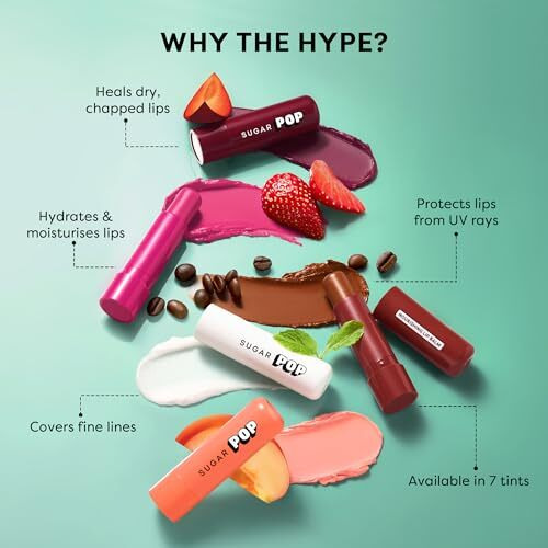 Sugar Pop Nourishing Lip Balm With Spf | Shea-Butter & Avocado Oil Infused | Moisturizing & Hydrating | Intense Care | 4.5 Gm - 02 Cherry