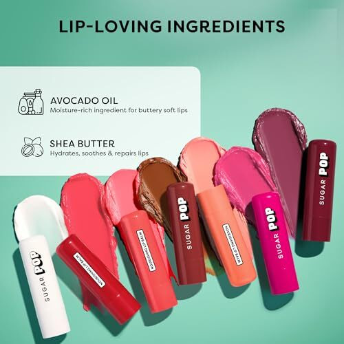 Sugar Pop Nourishing Lip Balm With Spf | Shea-Butter & Avocado Oil Infused | Moisturizing & Hydrating | Intense Care | 4.5 Gm - 02 Cherry