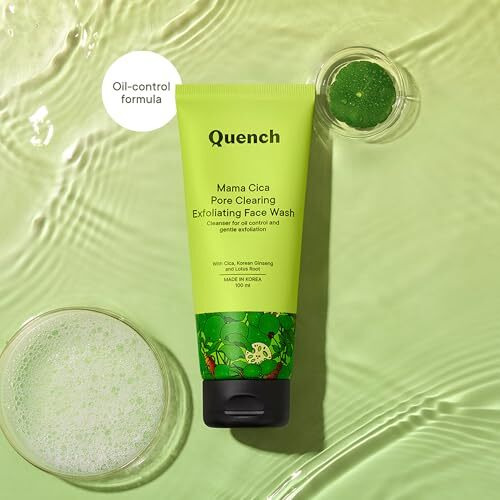 Quench Pore Clearing Exfoliating Face Wash | Korean Face Wash | Made In Korea (100Ml)