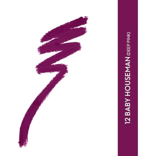 Sugar Cosmetics Matte As Hell Lip Crayon | Lasts Upto 8Hrs | Water Resistent Lipstick For Women | 2.5Gm - 12 Baby Houseman