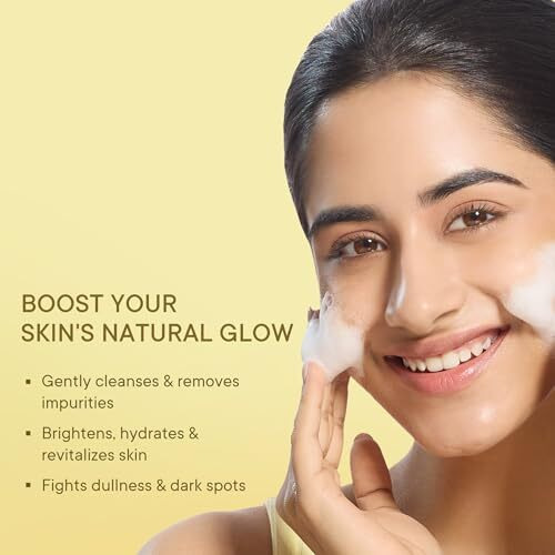 Quench Yuzu Vitamin C Foaming Face Wash For Brighter & Glowing Skin (3X More Vitamin) | Removes Makeup, Dirt & Impurities | Gently Exfoliates | Prevents Acne & Blackheads | Made In Korea (100Ml)