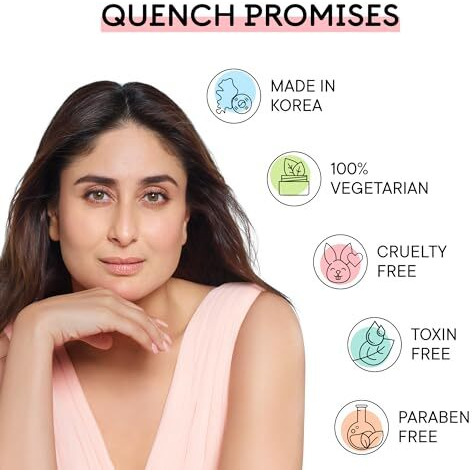 Quench Botanics Vitamin C Revitalizing Under Eye Gel With Yuzu Lemon Extracts | Instantly Brightens Under Eye | Reduces Dark Circles, Puffiness & Fine Lines | Made In Korea (15Ml)