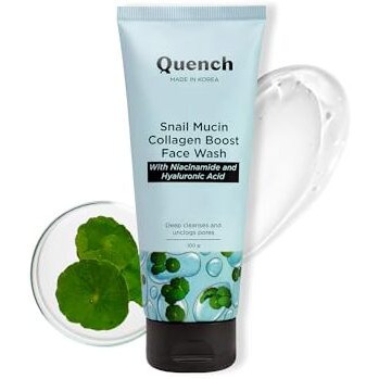 Quench Snail Mucin Collagen Boost Face Wash 100Ml