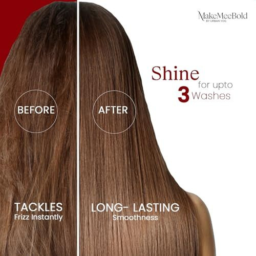 Makemeebold Frizz Fix Mist (100 Ml) | Anti-Frizz Hair Spray For Dry, Frizzy Hair | Sulphate-Free, Paraben-Free, Vegan | Lasts Up To 3 Washes