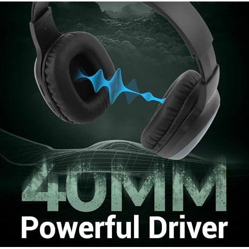Zebronics Thunder Pro Wireless Over Ear Headphone With Dual Pairing, Gaming Mode, Enc, Bluetooth, Call Function, Aux, Micro Sd, Voice Assistant, Deep Bass, Up To 60H Backup (Olive Green)