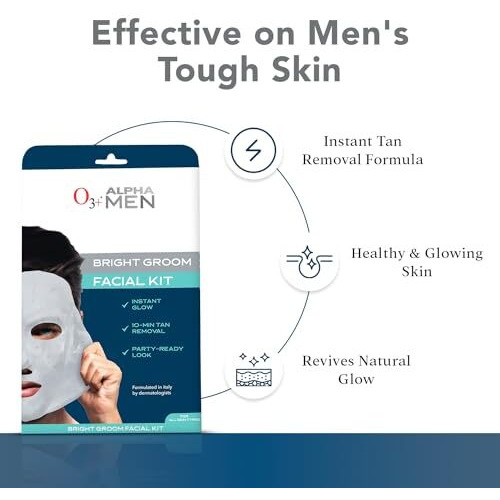 O3+ Alpha Men Bright Groom Facial Kit