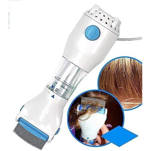 Yugmi Shop 240V Electrical Head Lice Comb - Chemical-Free Lice Capture Solution - Kills And Removes Lice - Treatment Vacuum Machine For Head