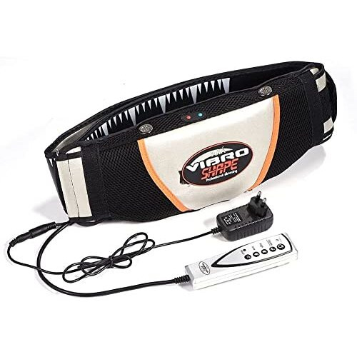 Jancom Electric Fitness Slimming Massager Waist Trimmer Belt Abdominal Belly Vibro Shape Vibrating Waist Belt For Weight Loss Fat Burning Tool Fat Burner Body Shake Remote Control