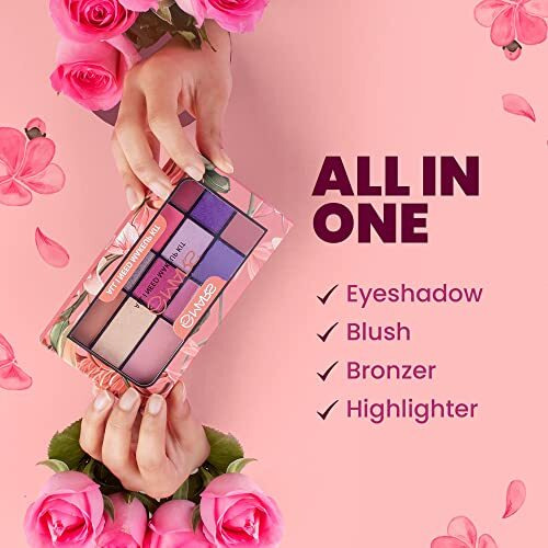 Mars All I Need Makeup And Eyeshadow Powder Kit | 9 Eyeshadows With Blusher Bronzer And Highlighter | Matte Long Lasting & Highly Pigmented (21.5 G) (Multicolor-01)