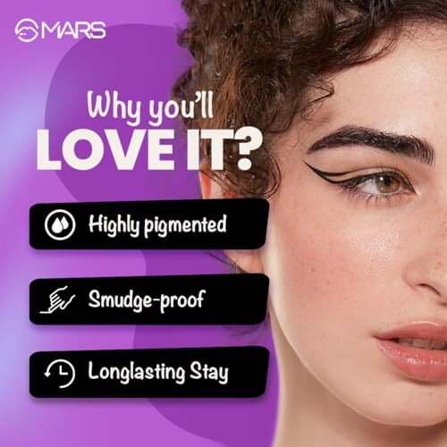 Mars Eyelove Multi Pods Gel Eyeliner & Eyebrow Powder With Dual Ended Brush | Smudge Proof & Water Proof | Long Lasting | Rich Pigmentation | Inbuilt Mirror For Touch-Up (3.5Gm) (Black)