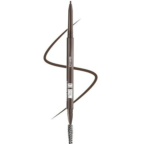 Mars Oh Brow Eyebrow Pencil | Micro Precision Retractable With A Spoolie | Highly Pigmented | Smudge Proof & Water Resistance | Long-Lasting | Lightweight Eyebrow Pencil (0.1 Gm) (Dark Brown)
