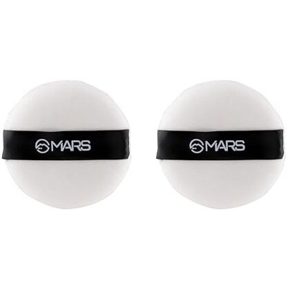 Mars Puffect Powder Puff With Strap | For Loose & Pressed Powder Application | Flawless Makeup Blend | Easy To Clean And Handle | Gentle On Skin | Pack Of 2