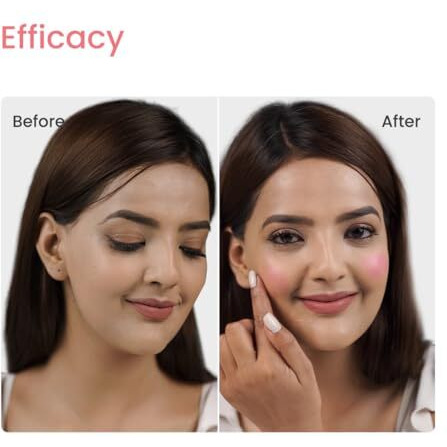 Earth Rhythm Glass Tint Ph Activated Lip & Cheek Tint, Highly Blendable, Non Greasy With Goodness Of Vitamin E & Jojoba Oil - 5Gm