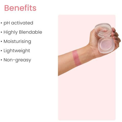 Earth Rhythm Glass Tint Ph Activated Lip & Cheek Tint, Highly Blendable, Non Greasy With Goodness Of Vitamin E & Jojoba Oil - 5Gm
